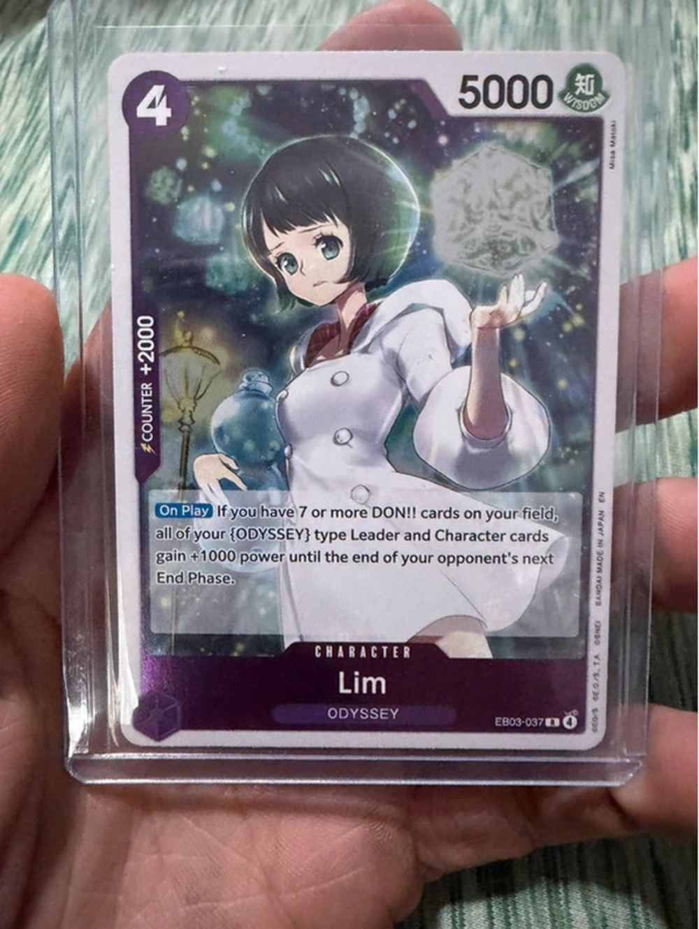 Lim One Piece TCG EB03-037 Holofoil Card